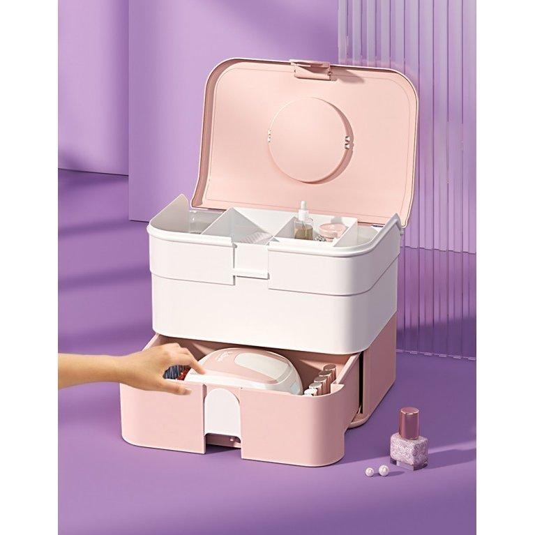 もらって嬉しい出産祝い wakare1ネイル用品 ネイル収納ボックス 収納ケース メイクボックス ネイル用品収納 大容量 出張専用 ネイル用品整理 ネイルサロン 天板開け 箱式 六門教授習定論 一巻