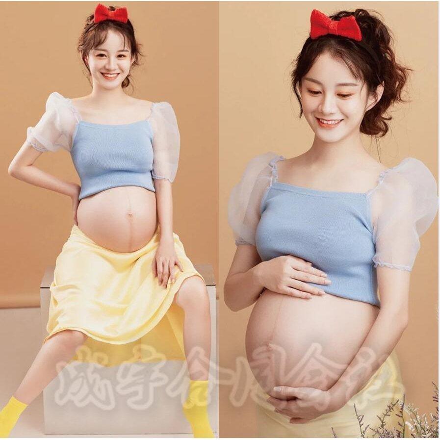 マタニティドレス 妊婦 マタニティフォト 上下2点セット ベルスリーブトップス ロングスカート かわいい ウェディング 妊婦服 妊婦写真 写真撮影  記念 セクシー :p21288812fbf9:クエンストア - 通販 - Yahoo!ショッピング