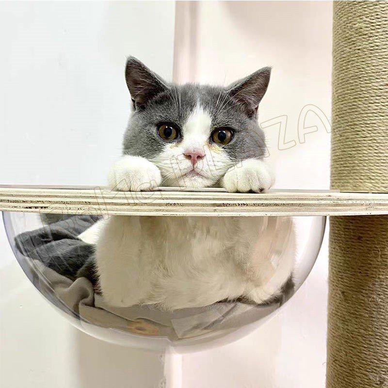 キャット宇宙船 拡張パーツ 大人気 交換用 宇宙船 猫 猫ベッド 透明