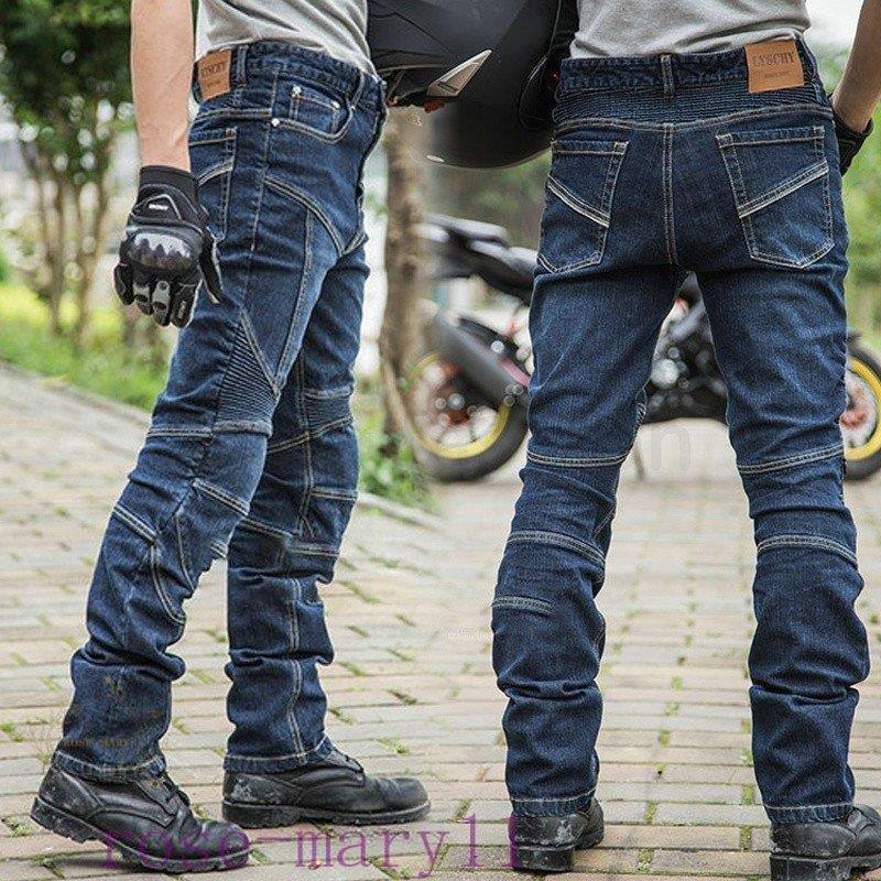 バイク バイカーデニムパンツ ジーンズ メンズ バイクパンツ バイク