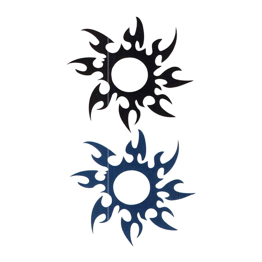 タトゥーシール 太陽 トライバル ワンポイント 33 T Hc 33 Kufa 通販 Yahoo ショッピング