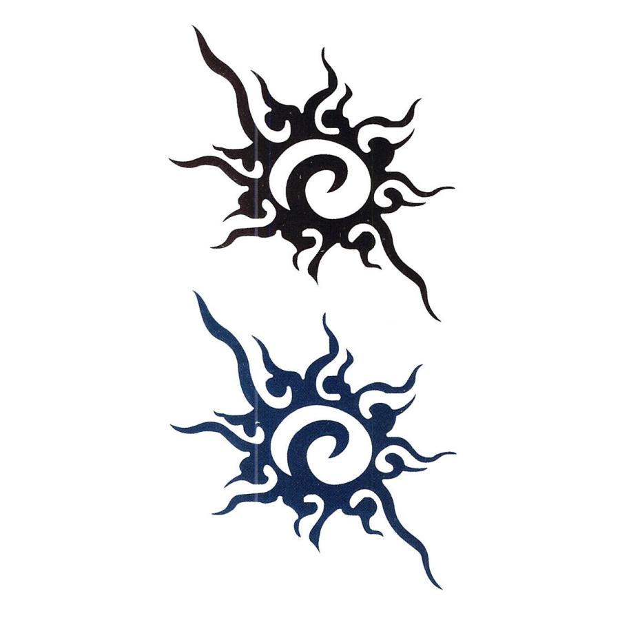 タトゥーシール 太陽 トライバル ワンポイント 69 T Hc2 69 Kufa 通販 Yahoo ショッピング