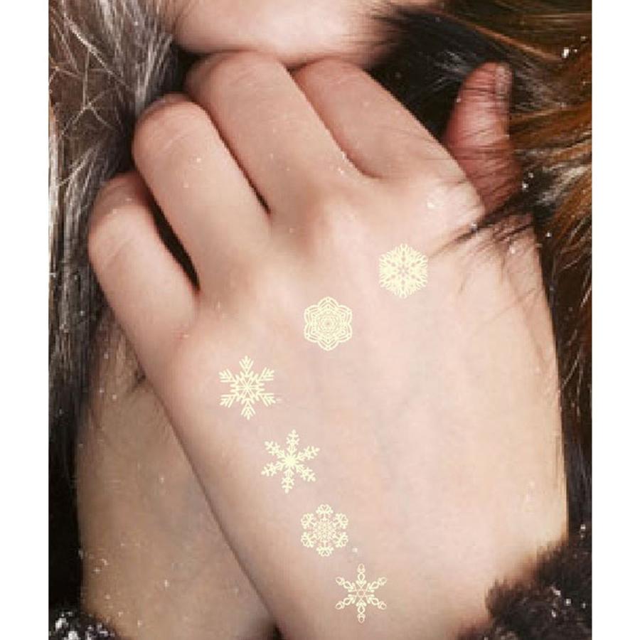 タトゥーシール 指 雪の結晶 ホワイト ワンポイント 187e T Ls 187e Kufa 通販 Yahoo ショッピング