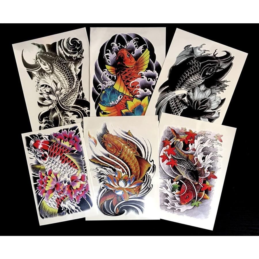 タトゥーシール 和柄 鯉 腕 肩 背中 脚 刺青 リアル 防水 長持ち 368 Tatoo Ha5 368s Kufa 通販 Yahoo ショッピング