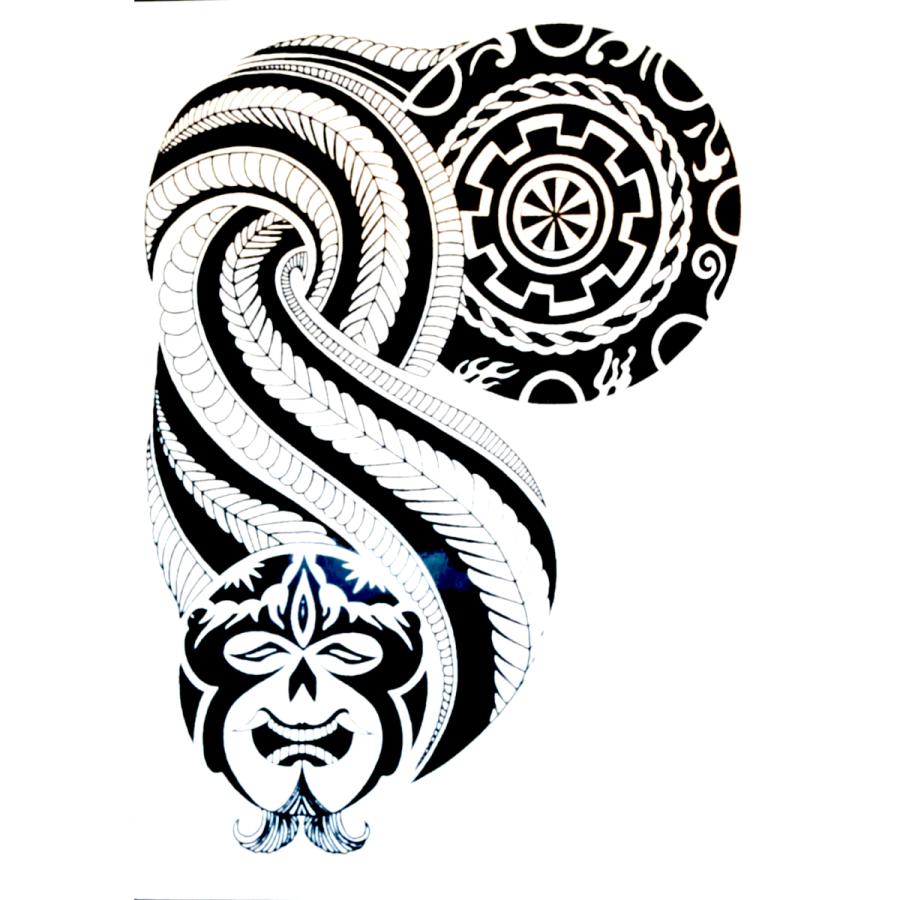 最安価格 タトゥーシール 大判 龍 鯉 仏 花 武士 トライバル 和柄 肩半面 腕 リアル 刺青 入墨 Aynaelda Com