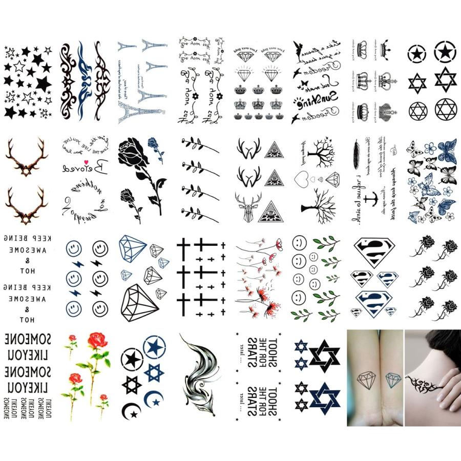 タトゥーシール 30枚セット 人気定番デザイン ワンポイント F : Kufa - 通販 - Yahoo!ショッピング