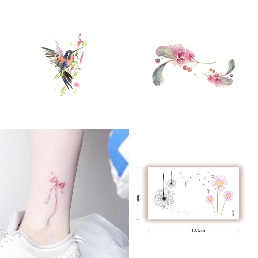 30枚セット カラフル 色付き タトゥーシール Tattoo 可愛い 特別価格
