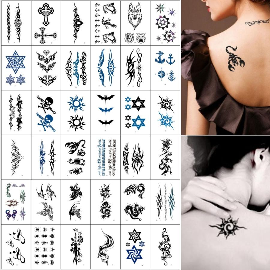 タトゥーシール トライバル 36枚セット ワンポイント 長持ち 入墨 刺青 Trv36 Tatoo Set Trv36 Kufa 通販 Yahoo ショッピング