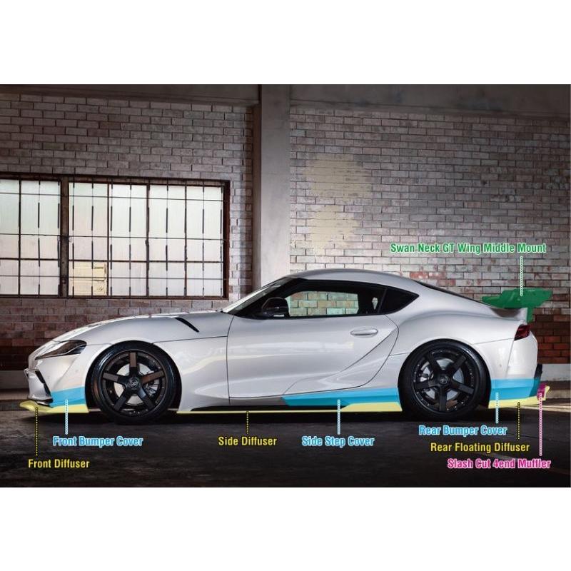 【日本未発売】 KUHL RACING 90R-RS サイドディフューザー スープラ エアロパーツ FRP素材 クールレーシング 【PET1391793175】(49537円)