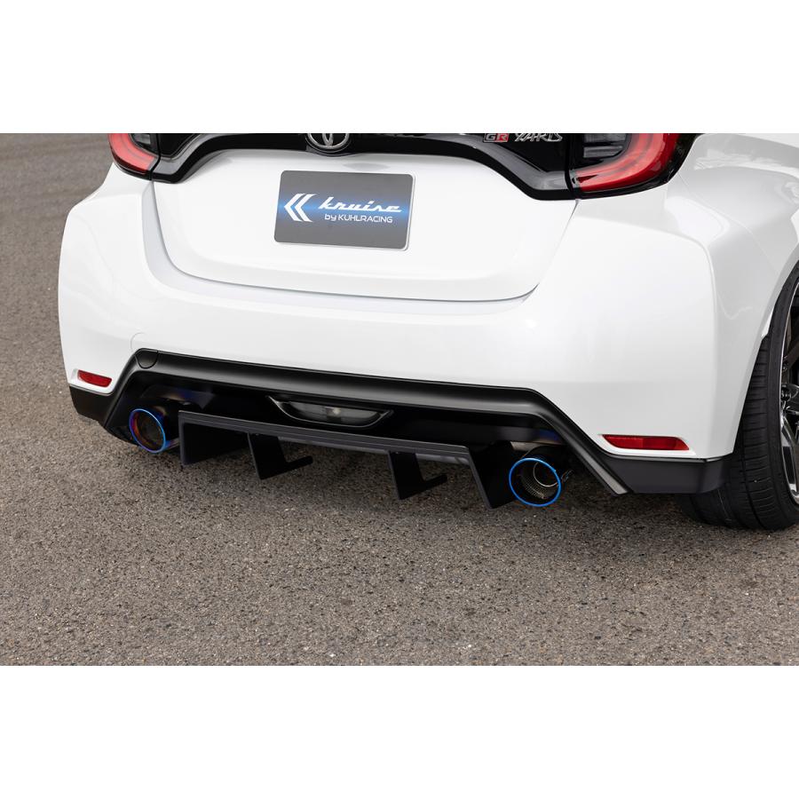 KUHL】 トヨタ GRヤリス エアロ パーツ リアハーフスポイラー ドレス
