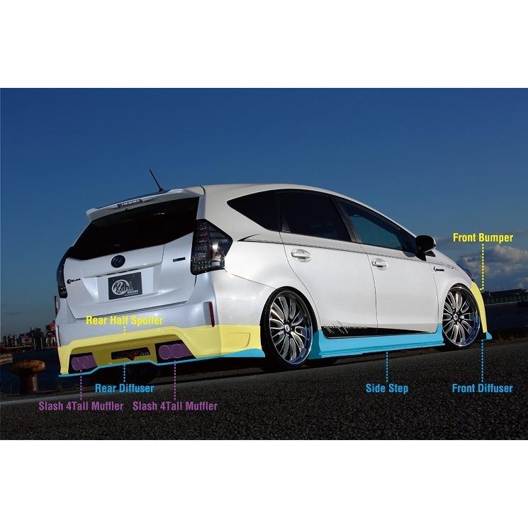 KUHL RACING 40R-SS リアディフューザー 40プリウスα 前期 後期 KUHL RACING 40R-SS リアディフューザー 40プリウスα 前期 後期