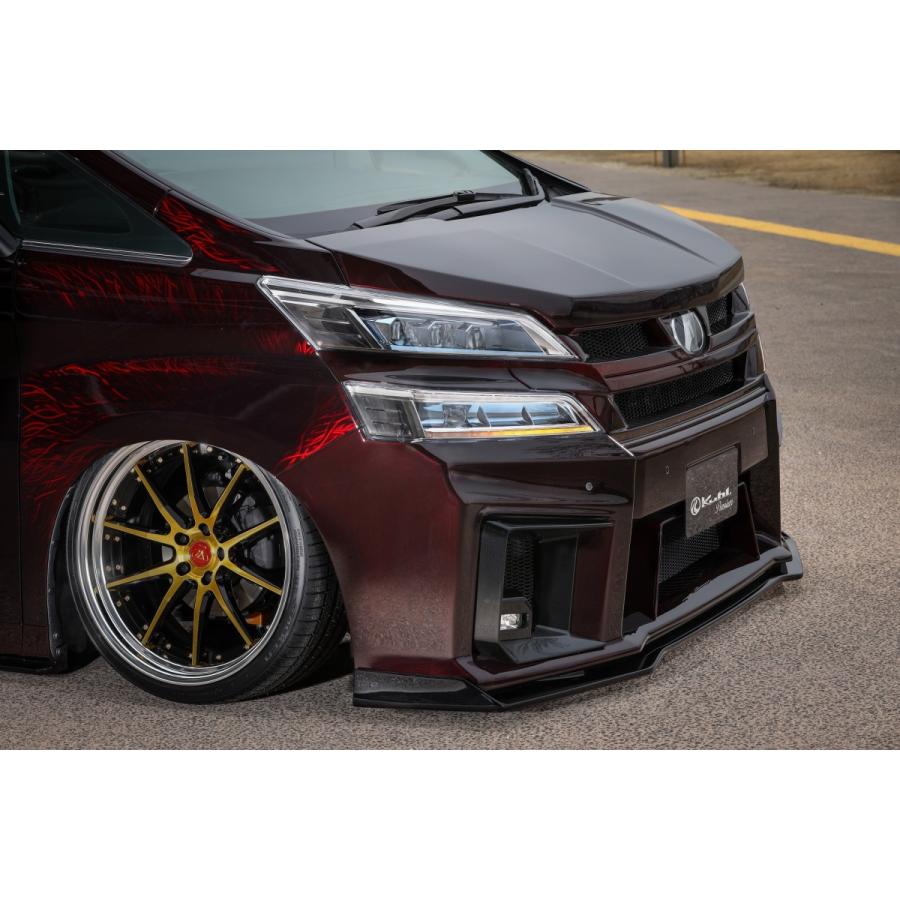 30後期ヴェルファイア　クールレーシングボンネットグリルセット KUHL RACING レーシングボンネット Ver3 30系ヴェルファイア 前期 後期