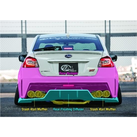 KUHL】 WRX リア VAB-GT リアバンパー VAB VAG S4 STI D型 KUHL】 WRX リア VAB-GT リアバンパー VAB VAG S4 STI D型
