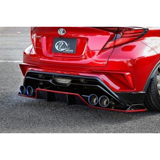 KUHL RACING CHR-RS専用 スラッシュ4テールマフラー（116φ）C-HR 前期