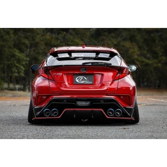 KUHL RACING CHR-RS専用 スラッシュ4テールマフラー（116φ）C-HR 前期