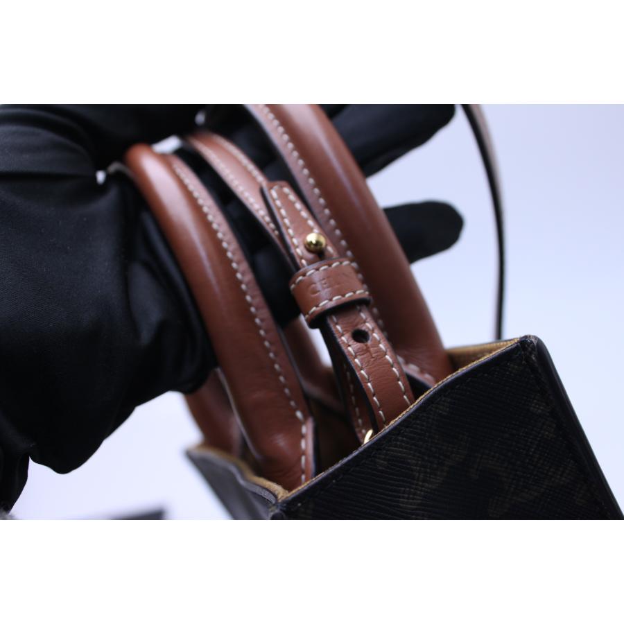 CELINE（セリーヌ） ミニバーティカル カバ トリオンフ キャンバス