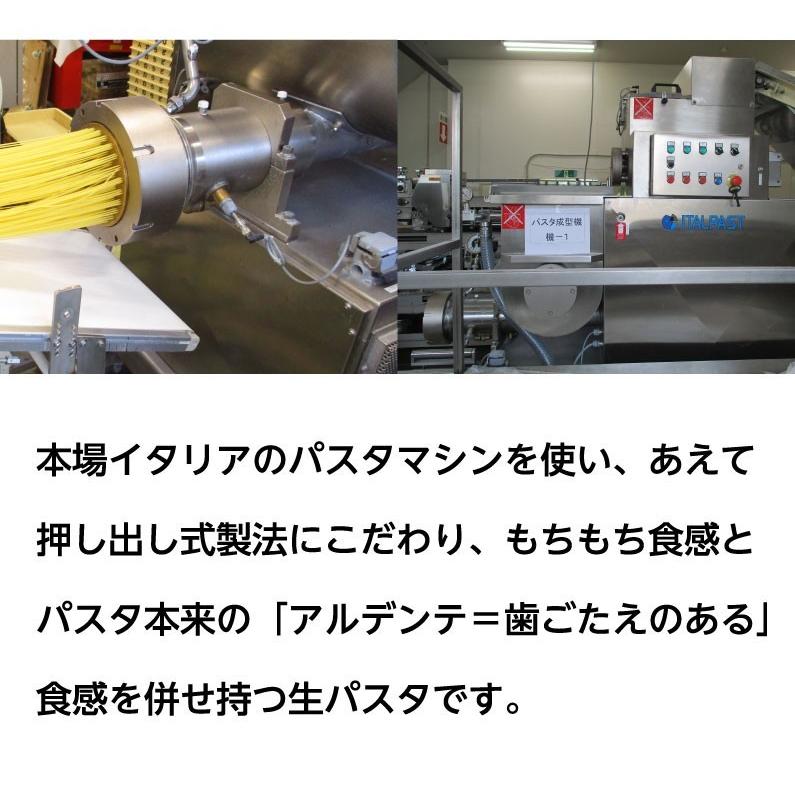 ポイント10倍 生パスタ 博多 糸島 小麦粉使用 丸麺 1.8mm 送料無料 4袋 400g 約4人前 麺のみ グルメ メール便|kuishinboucom|07