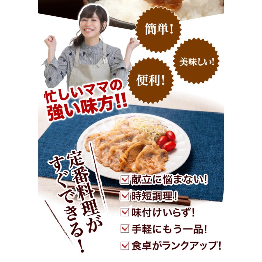 九州産 豚ロース 生姜焼き 5袋 (180g x5) 国産 時短 おかず お弁当 セット ギフト 贈答 熨斗・ギフトBOX対応 冷凍 クール 送料無料｜kuishinboucom｜08