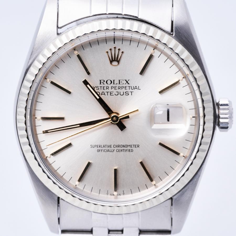 ROLEX ロレックス DATEJUST デイトジャスト 16014 53番台 シルバー×ゴールドインデックス 中古【送料無料】｜kuj1rakobo｜04