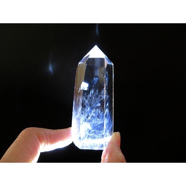 天然石☆水晶ブルーラダー☆キレイ ブルーニードル ハイダウェイクォーツ エンジェルラダー 天然水晶