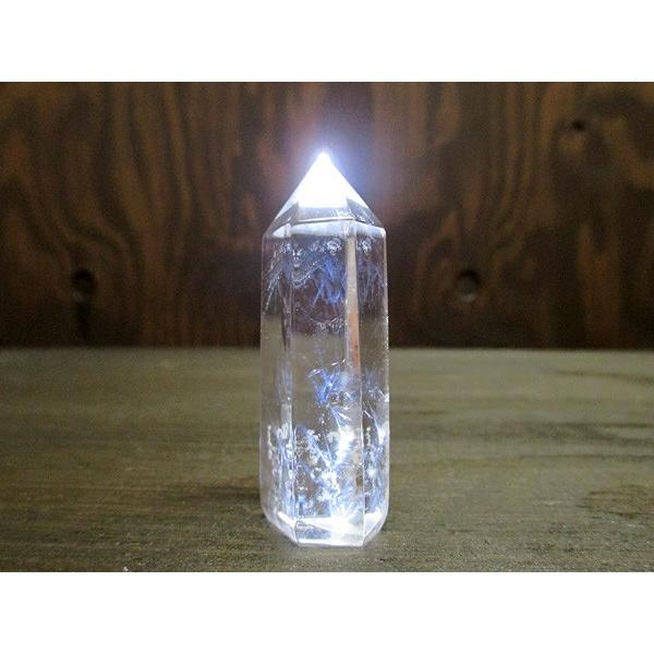 ブルーハイダウェイクォーツ（エンジェルラダー）水晶 ポイント 鬮石