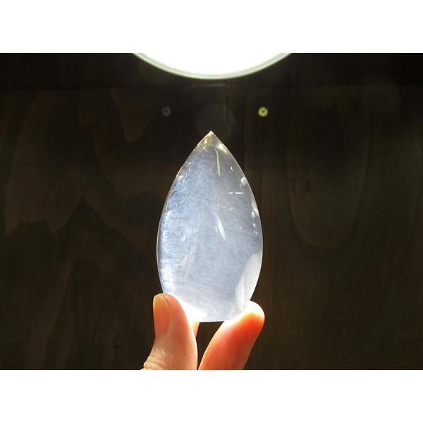 希少 ブルーシラー 水晶 ポイント | 天然石専門店【鬮石】 : 天然石