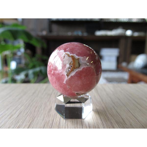 インカローズ(ロードクロサイト) 丸玉 約25mm/通販/販売 | 天然石専門