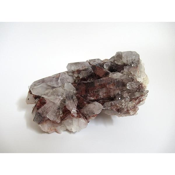 リチウム レッドファントム 水晶 クラスター 原石 | 天然石専門店【鬮