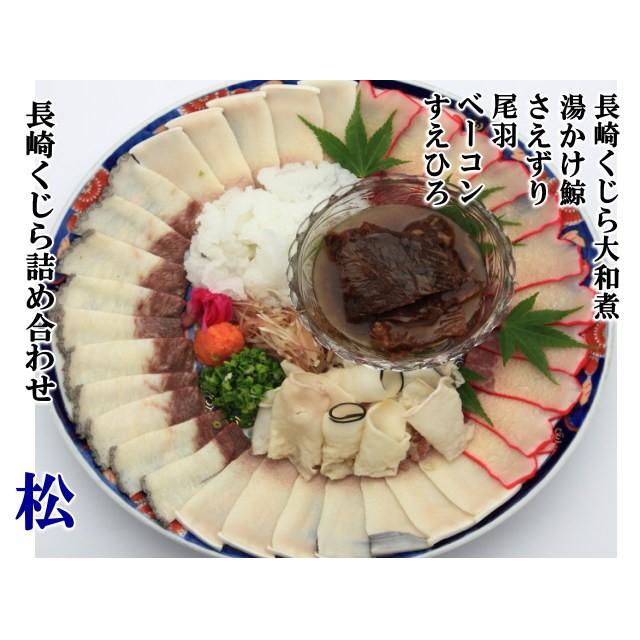 鯨 鯨肉 長崎くじら詰め合わせ（松）化粧箱付・送料無料 3009