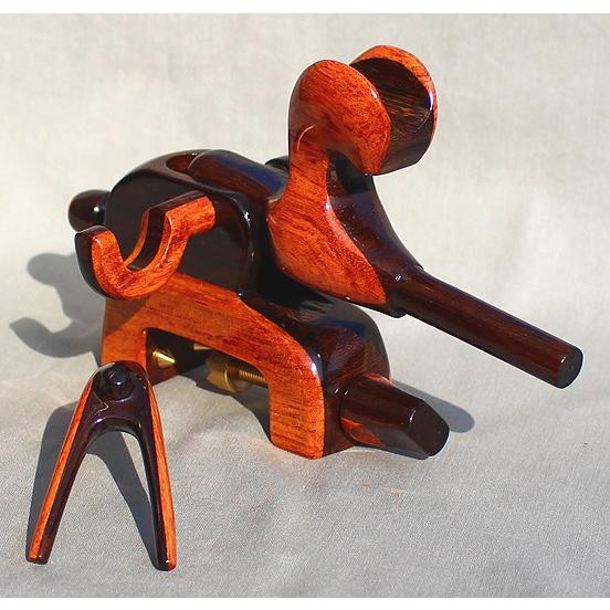 左右兼用花梨大砲型万力　中型