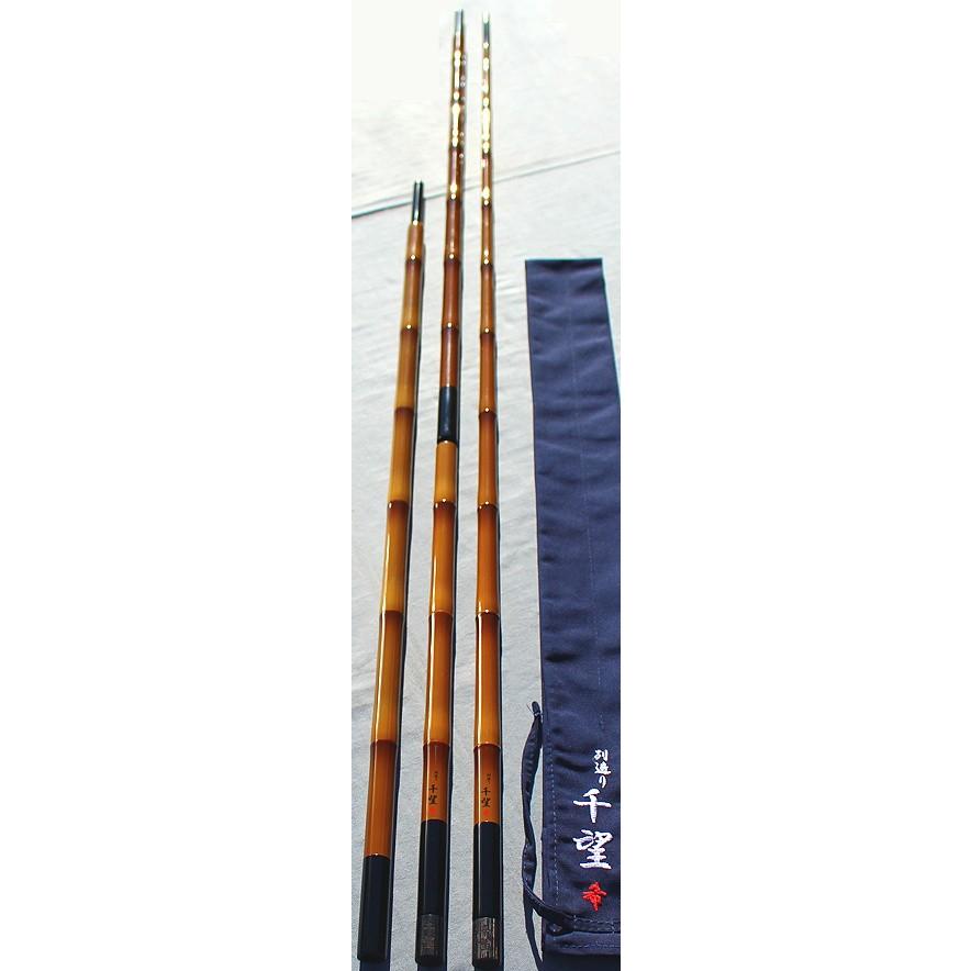 竿治作 ボラ竿(キス竿)金梨地塗り口巻 1本仕舞 3本継11尺6寸 349cm 竿治作 ボラ竿(キス竿)金梨地塗り口巻 1本仕舞 3