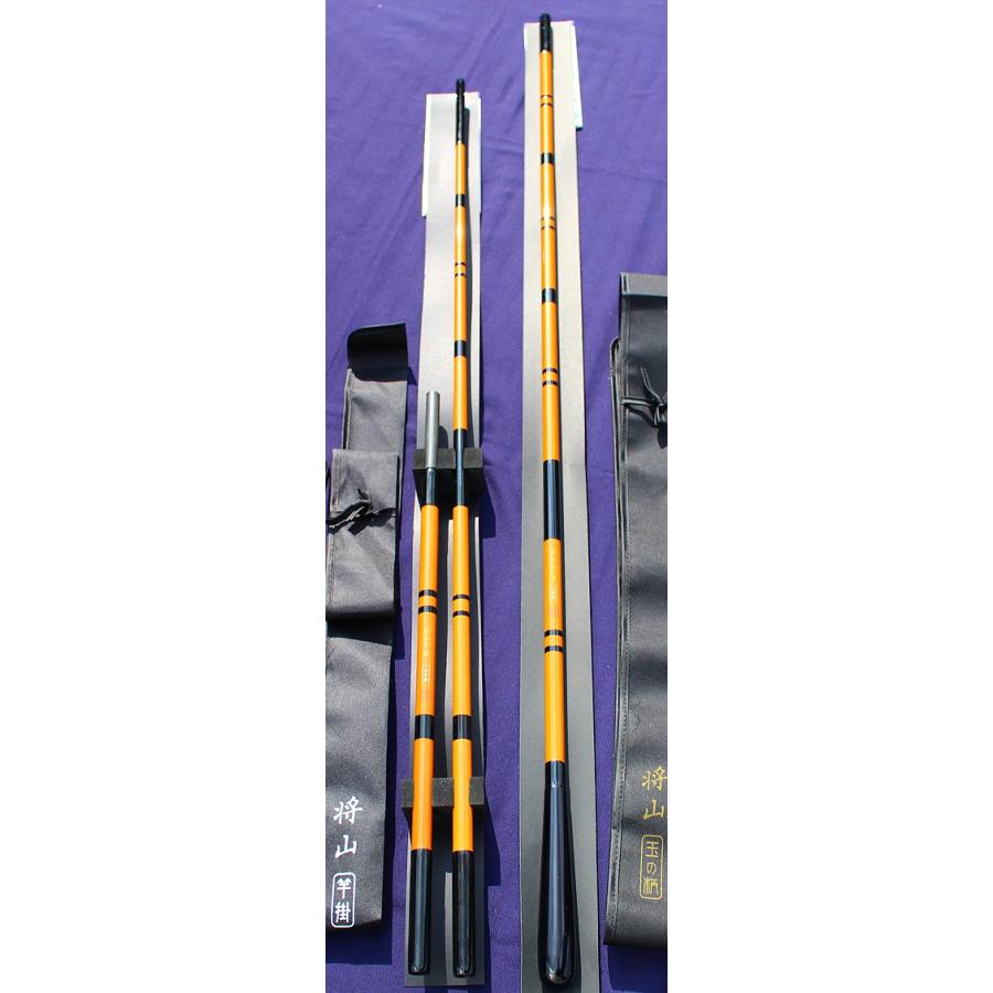 将山 カーボン竿掛け1.5本玉の柄1本ものセット : 鯨ヶ池FC