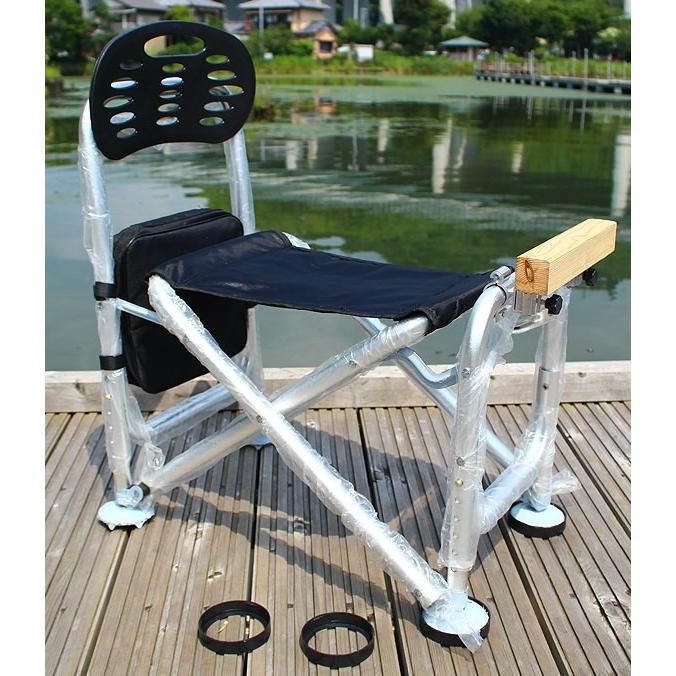 軽量 アルミで錆びない 釣り椅子 角木付き Pp 163 鯨ヶ池fcフィシングセンター 通販 Yahoo ショッピング