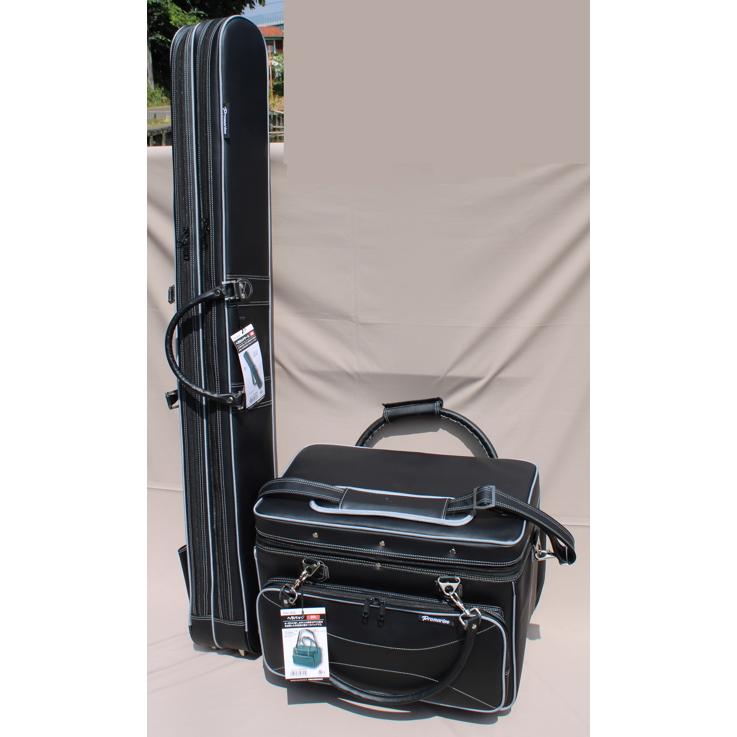 シマノ豪華セット！へらバッグ40L、2層ロッドケース、段差クッション、サブバッグ 管理釣り場にも！へらバック40L 2層ロッドケース2点セット！ : 鯨