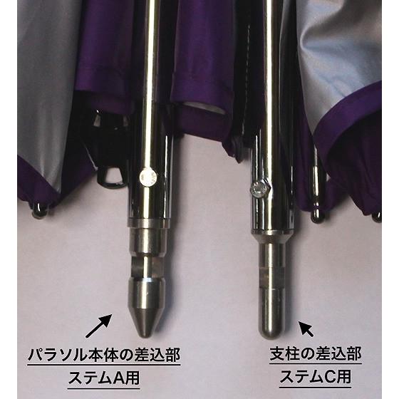30％オフ！GINKAKU BIGパラソル100ダークグレー＋銀閣パラソル万