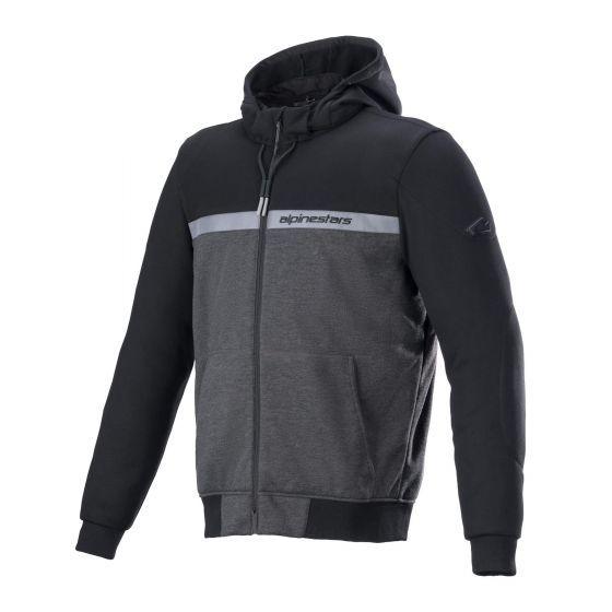 Alpinestars アルパインスターズ クローム ストリート モーターサイクル フーディー|Colour:Black Melange / Black
