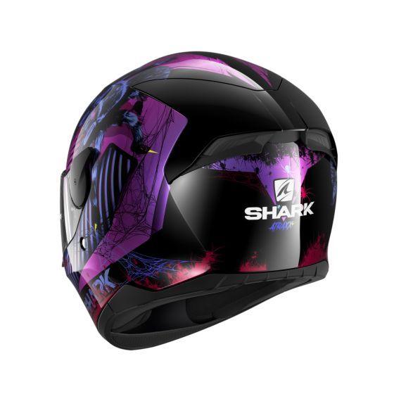 2021年春の Shark シャーク D-Skwal 2 Graphic Motorcycle Helmet（バイク用ヘルメット カラー：Atraxx Black / Violet その他