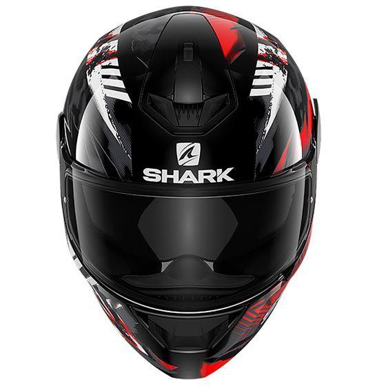 Shark シャーク D-Skwal 2 Graphic Motorcycle Helmet（バイク用ヘルメット カラー：Penxa Black / Red / Anthracite