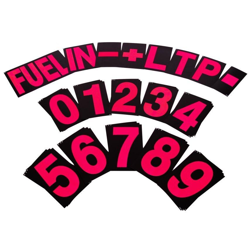 ☆【B-G Racing】ピットボード番号セット 白