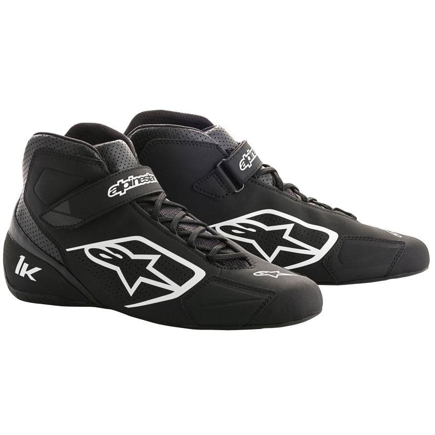 ☆【Alpinestars】Tech 1-K手押し車ブーツ 黒、白 UK 7 / Eur 40.5 スポーツ-その他