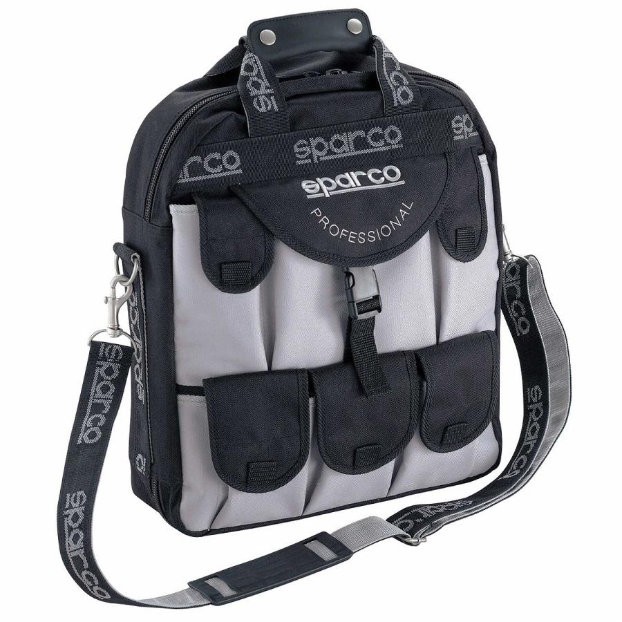 ☆【Sparco】WRCツールロールブラック、グレートリム SPARCO WRC TOOL ROLL Black With Grey Trim スポーツ-その他-その他の競技種目