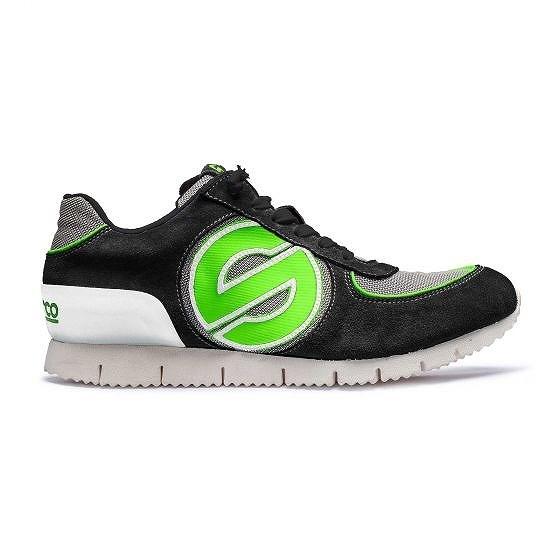 ☆【Sparco】ジェネシス ロー レジャーシューズ Genesis Low　靴　 Black/Green　黒/緑