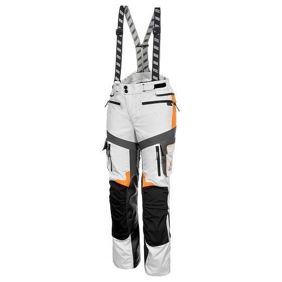 ☆【Rukka】Orivesiテキスタイルオートバイパンツ White/Orange|Eur 50/UK 34