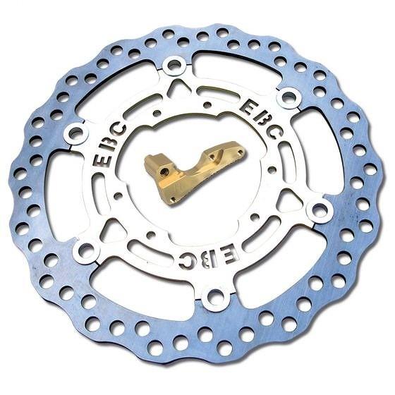☆【EBC】ブレーキオーバーサイズMX / Supermotoレコード盤一揃いの道具-os6240C その他-スポーツ