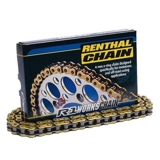 ☆【Renthal】MX運転チェーン店 428 | R1 MX | 134 Link その他の競技種目-スポーツ