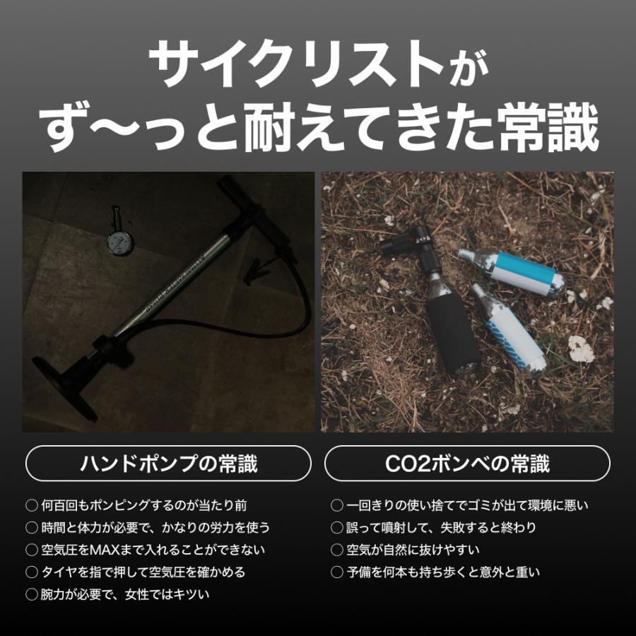 PANP 電動空気入れ 自転車 ロードバイク クロスバイク フランス式 英式