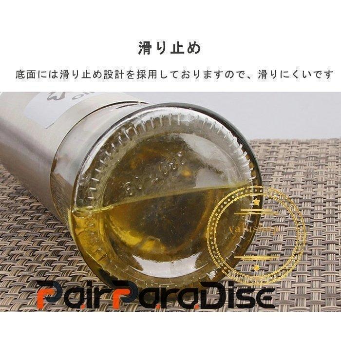 オイルボトル液だれしないオイルガラスキャンプ遮光醤油500ml300ml2本セット蓋調味料容器醤油ボトル/酢ボトルドレ/オイルポット/ッシングボトル｜kuku-store｜06