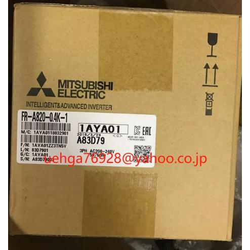 新品 三菱電機 FR-A820-0.4K-1 インバーター 【可】【初期不良保証 