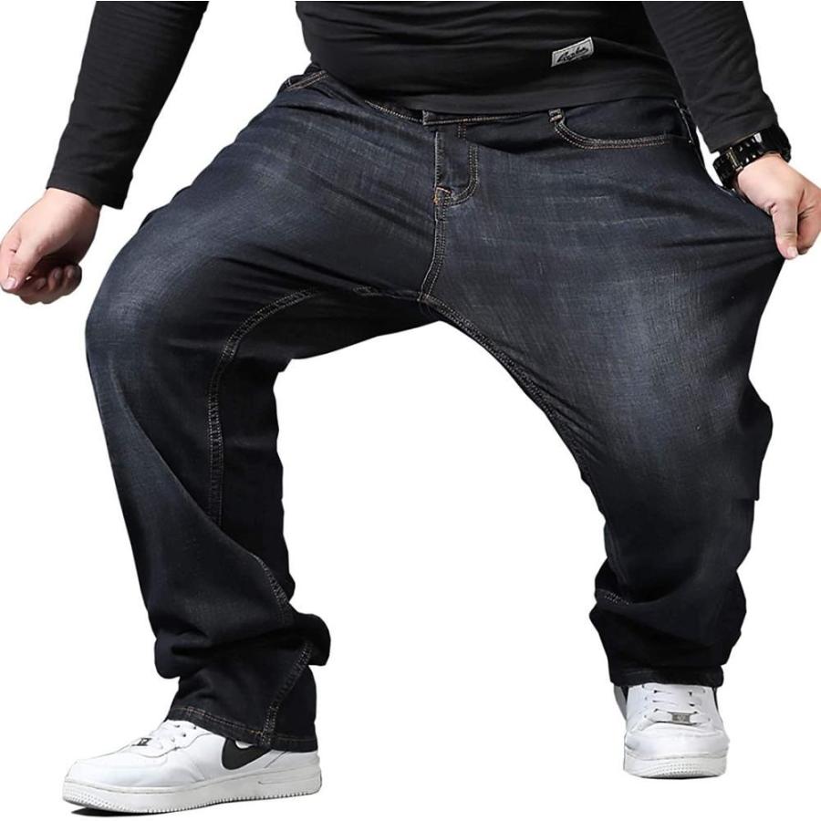 Make 2 Be メンズ デニムパンツ 大きいサイズ ストレート 大きいデニム 太め ジーンズ Gパン ワイド Jeans ビックサイズ ゆっ その他テニスバッグ Www Bollywoodpapa Com
