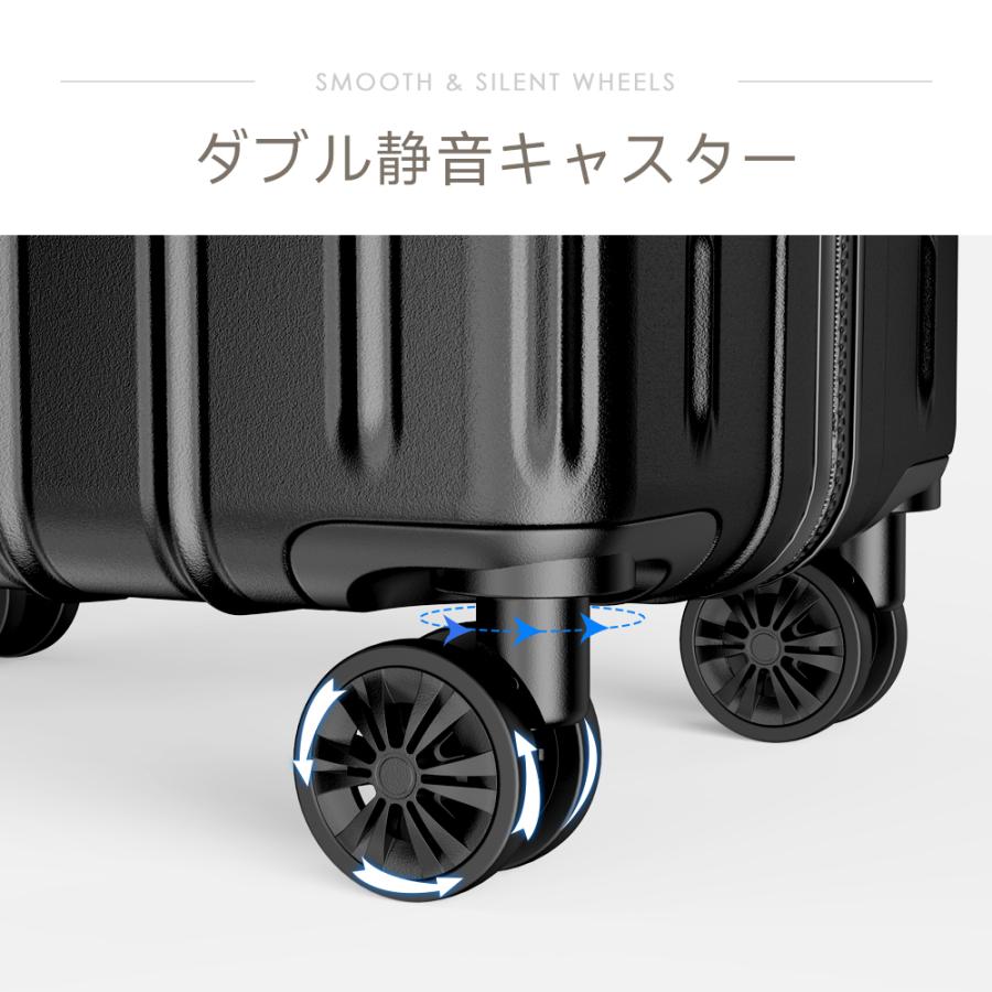 BARGOCH スーツケース 機内持込み キャリーケース 軽量 大型 静音 耐